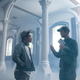 Daniel Kwan and Daniel Scheinert, the Daniels, on set.
